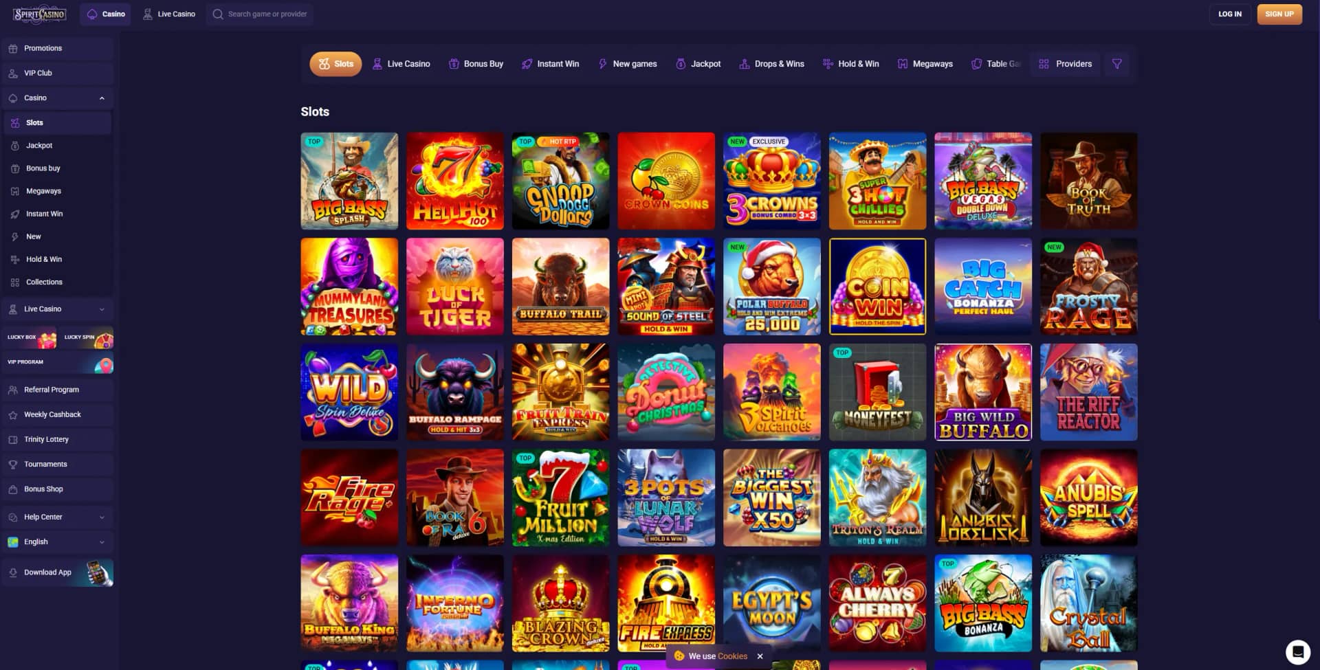 Spirit Casino Casnio Lobby