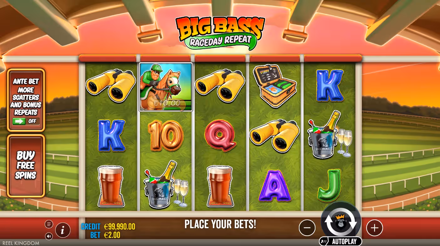 Big Bass Raceday Repeat Slot Gameplay