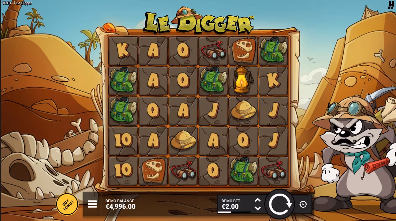 Le Digger Slot Gameplay