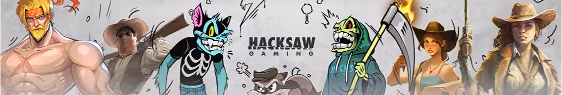 Hacksaw gaming character banner