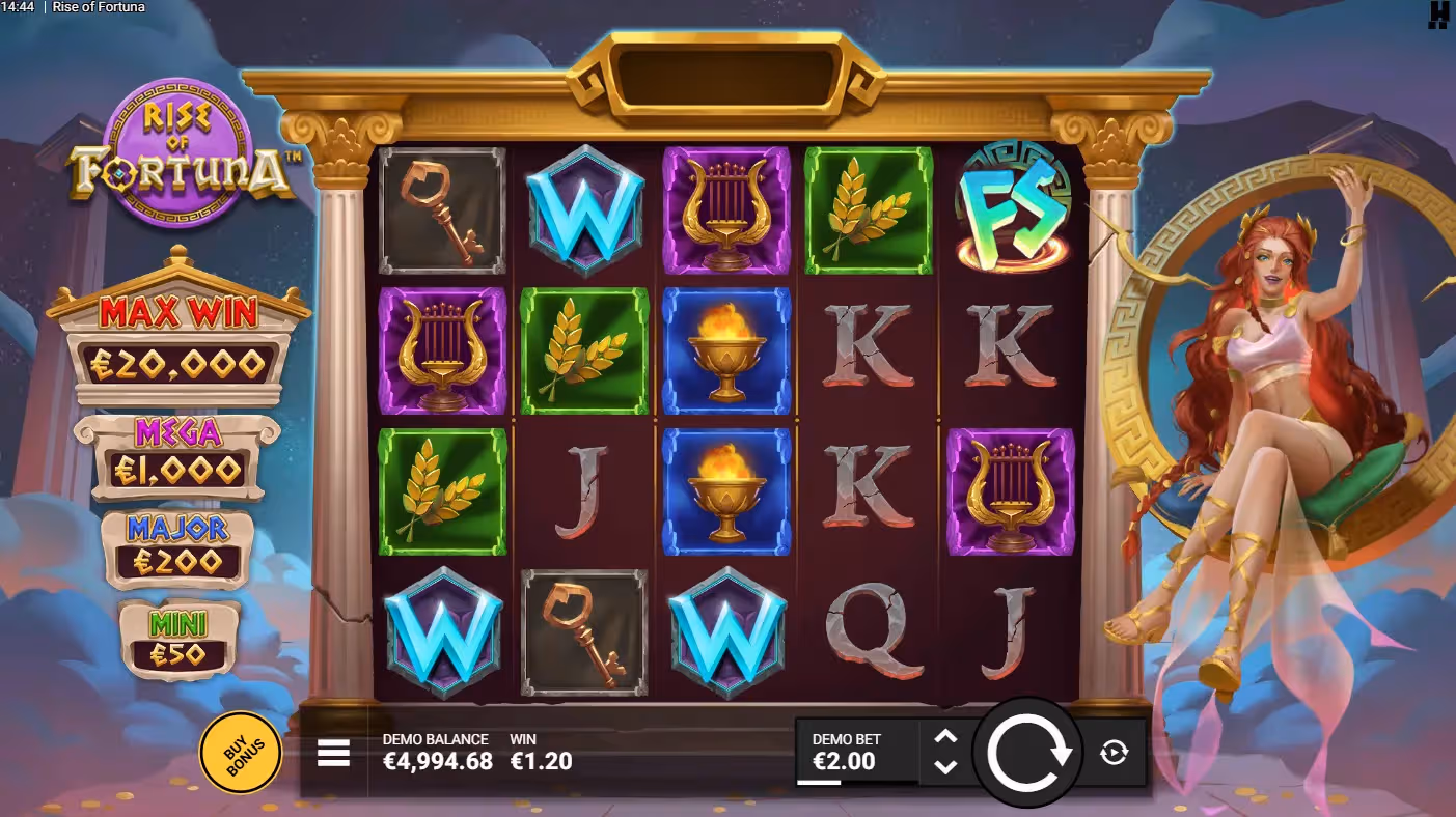 Rise of Fortuna Slot Gameplay