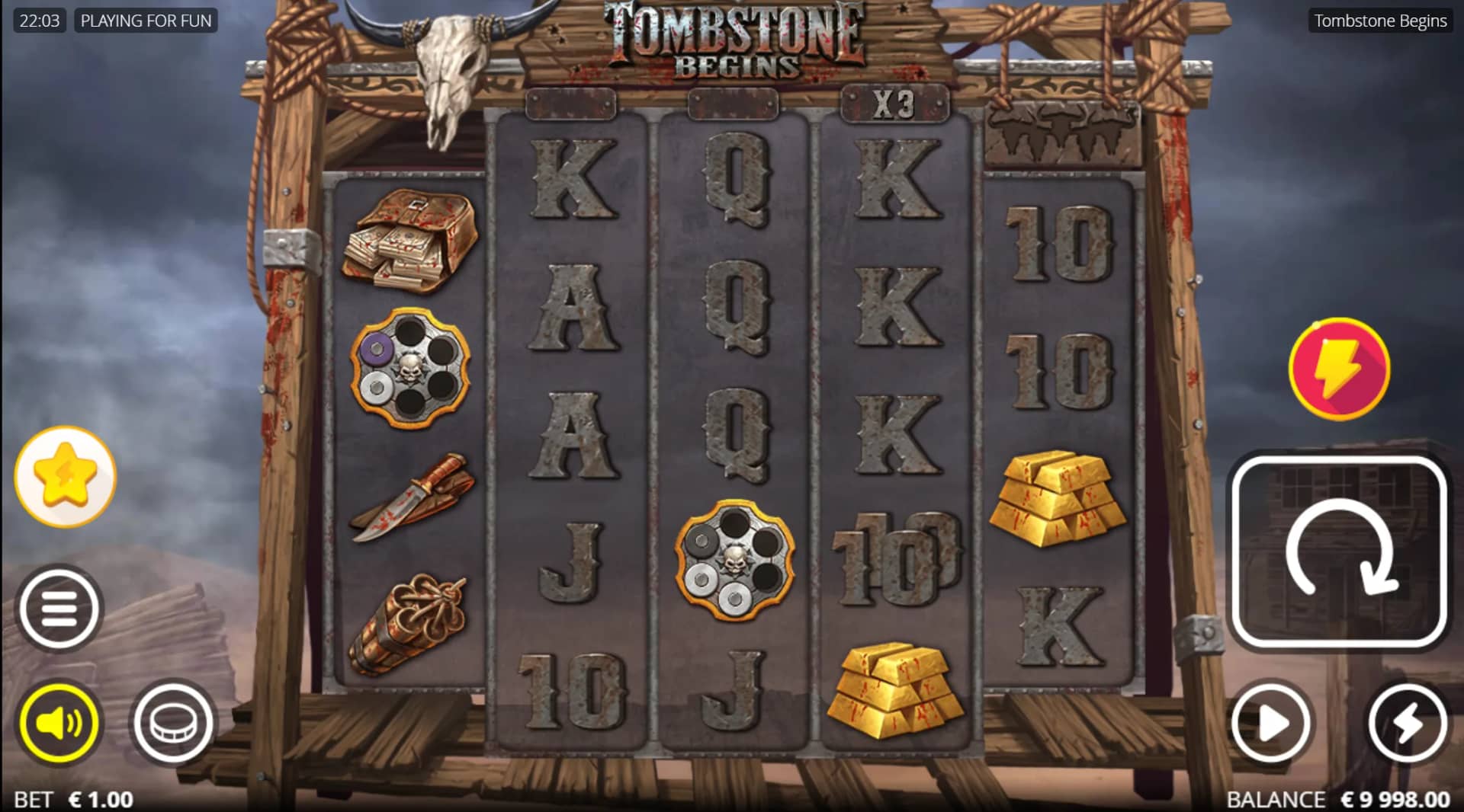 Tombstone Begins Slot Demo