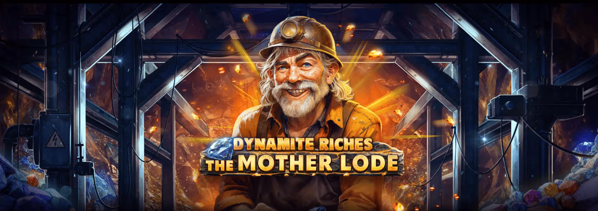 Dynamite Riches the mother lode slot banner